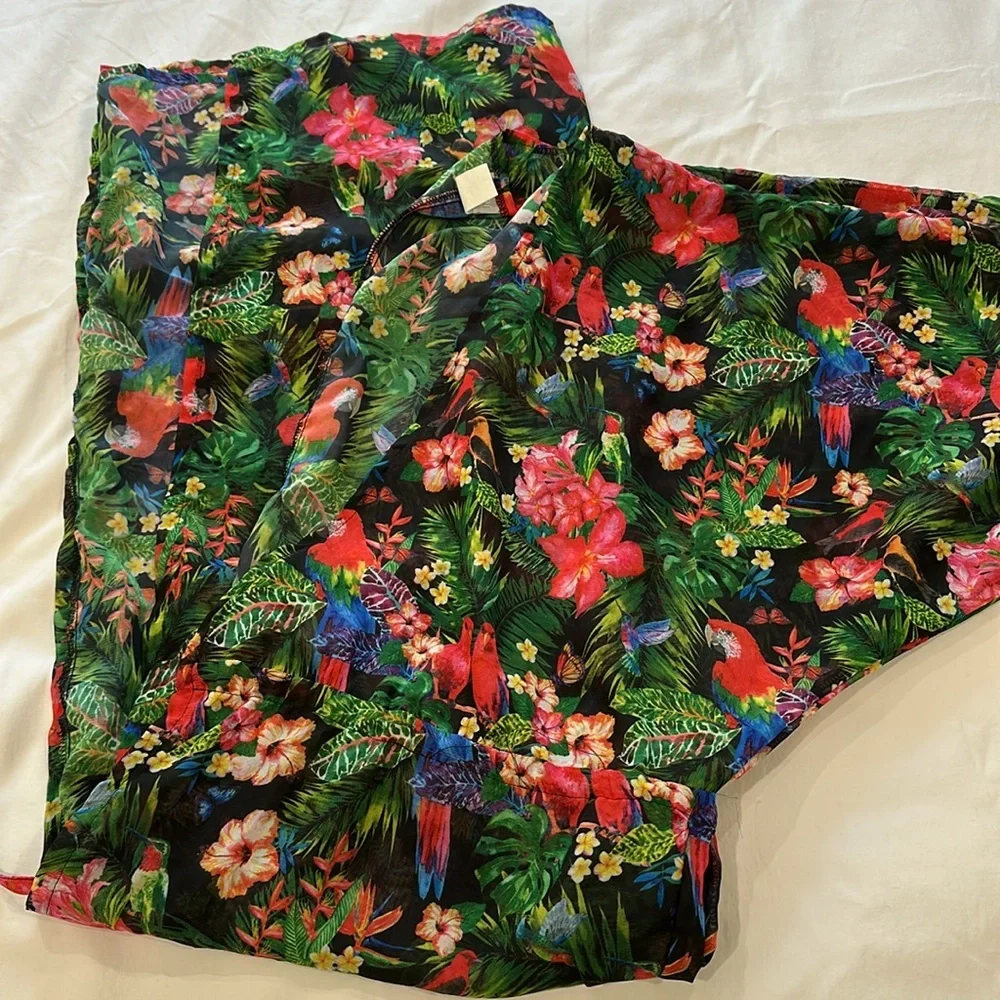 Tropical Floral Maar swimwear coverup